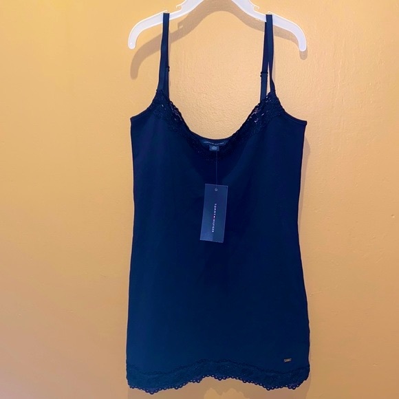 TOMMY HILFIGER Lace Trim Tank Top NWT - Picture 4 of 7